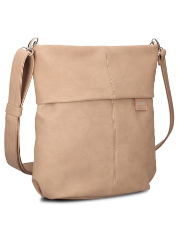 Zwei Mademoiselle M12 - Schultertasche 32 cm in nubuk-sand