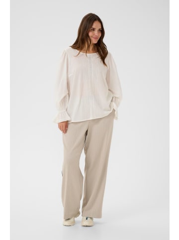 KAFFE curve Langarm-Bluse KCclara Regular fit in Chalk