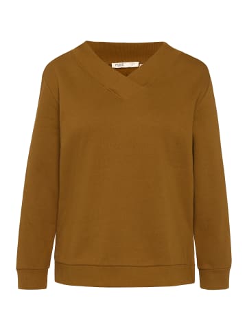 Ulla Popken Sweatshirt in goldbraun