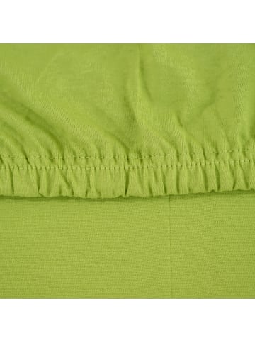 Traumschloss Premium Edel-Jersey Spannbettlaken in moos