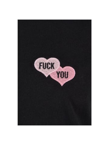 Mister Tee Top "Ladies F U Tee" in Schwarz