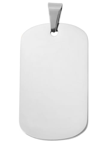 Adeliás Unisex Anhänger aus Edelstahl in silber