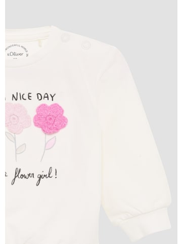 s.Oliver Sweatshirt in 0200_ecru