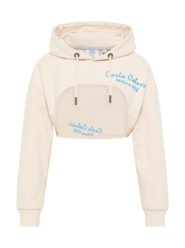 Carlo Colucci Kapuzensweatjacke Declara in Weiß
