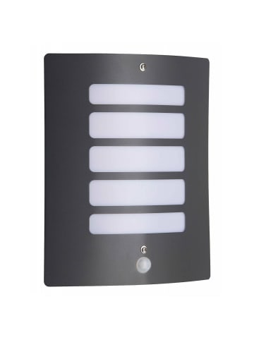 Brilliant Außenwandleuchte mit Bewegungsmelder Todd 29x23x9 cm in anthrazit