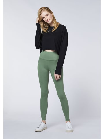 Detto Fatto Yoga Leggings im Wende-Design in Grün