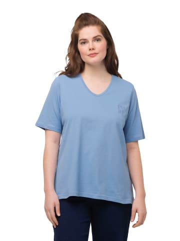 Ulla Popken Shirt in violett blau