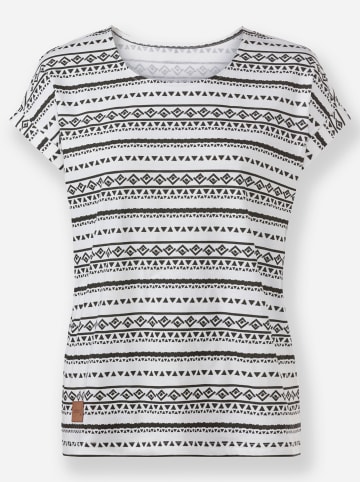 WITT WEIDEN Print-Shirt in ecru-schwarz-bedruckt