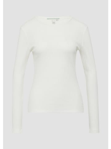 QS T-Shirt in 0200_ecru