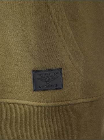 TOP GUN Sweatjacke TG20191057 in oliv