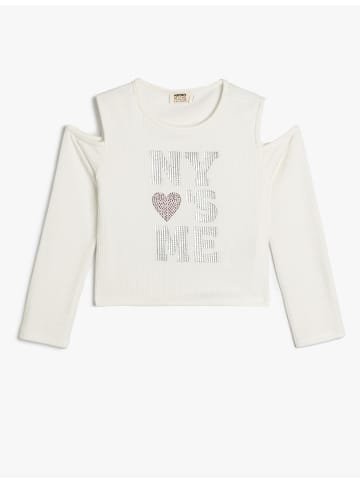 KOTON Bluse in Ekru