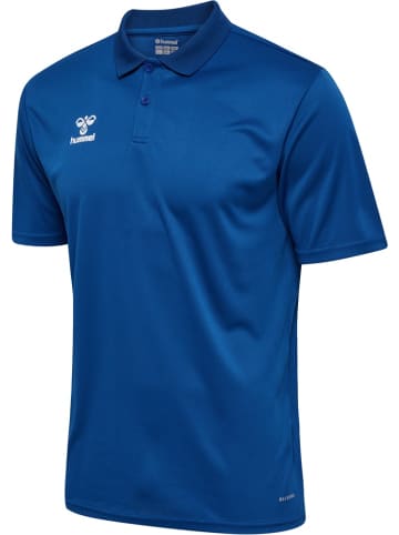 Hummel Polo "Hmlessential Polo" in Blau