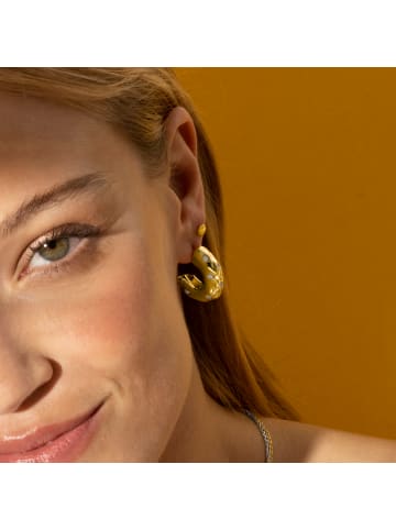 Luxenter Piercing aus 925er Sterlingsilber mit 18-karätiger Gelbgold-Finish – Adoi