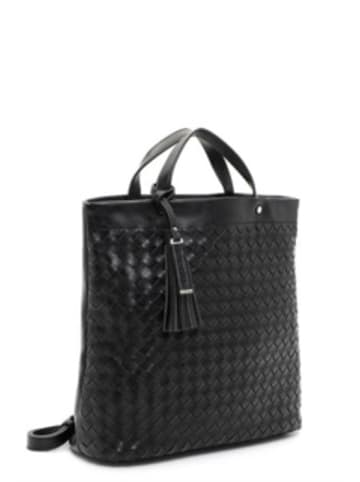 EMILY & NOAH Cityrucksack für Erwachsene in schwarz in schwarz