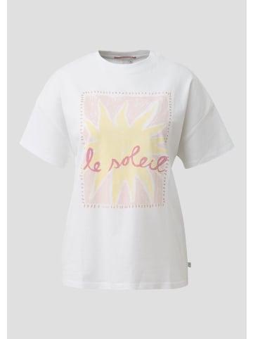 QS T-Shirt in 01D0_weiß
