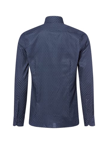 OLYMP Hemd in marine weiß