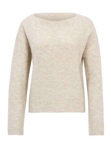 Betty Barclay Strickpullover mit Effektgarn in Light Beige Melange