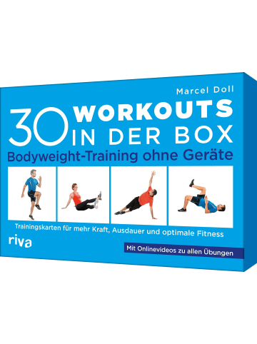 riva 30 Workouts in der Box - Bodyweight-Training ohne Geräte | Trainingskarten...