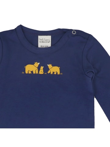 Fred´s World by GREEN COTTON Langarmbody 1582071800 in blau