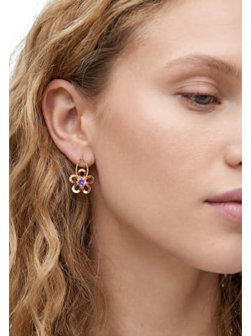 gaya Women Earrings in Rose Gold Violet