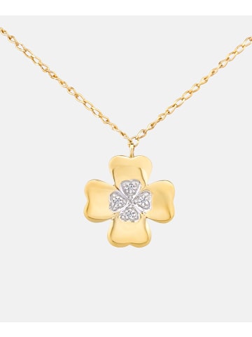 Diamant L'éternel Halskette aus 375 Gelbgold mit Diamant