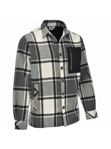 Maul Sport Flanellhemd Villingen Flanell in Grau