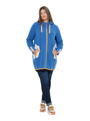 LAURASØN Sweatjacke in fernblau