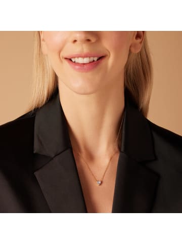 Lucardi 925 Silber Halsketten "Monat Oktober"