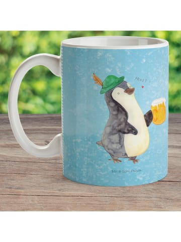 Mr. & Mrs. Panda Tasse Pinguin Bier ohne Spruch in Eisblau