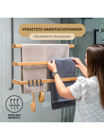 eluno Handtuchhalter Grau