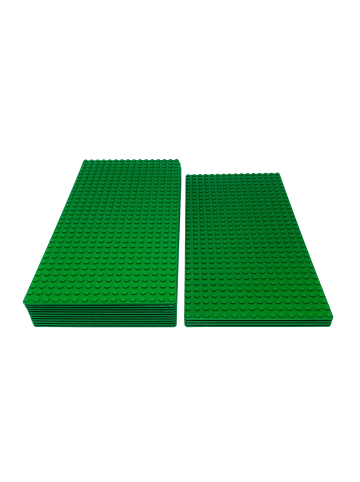 LEGO 16x32 Grundplatten Bauplatten Grün 3857 2748 3x Teile - ab 3 Jahren in green