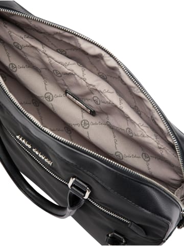 Carlo Colucci Laptoptasche Costalbano in Schwarz