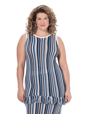 Ulla Popken Pullover in denimblau