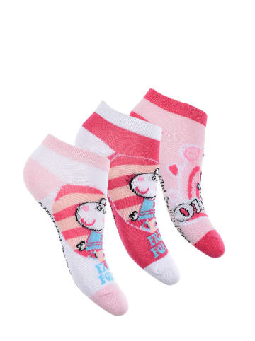 Peppa Pig 6er-Set: Socken Sneaker Strümpfe in Mehrfarbig