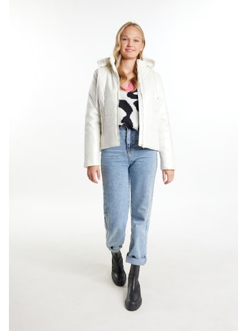 myMo Damen Winterjacke in Wollweiss