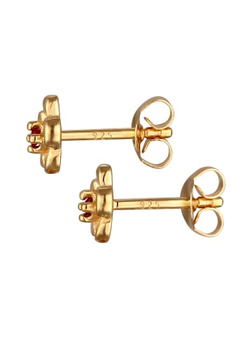Elli Ohrringe 925 Sterling Silber Blume in Gold