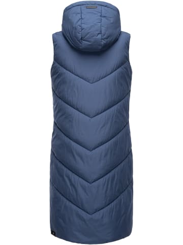 ragwear Steppweste Suminka Vest in Indigo Blue