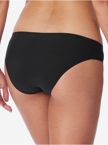 Schiesser Slip Invisible Cotton in schwarz, sand