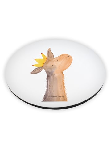 Mr. & Mrs. Panda magnet Lamakopf König ohne Spruch in Weiß