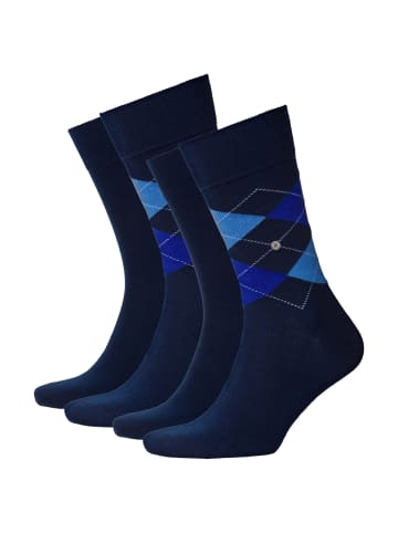 Burlington Socken 4er Pack in Dunkelblau