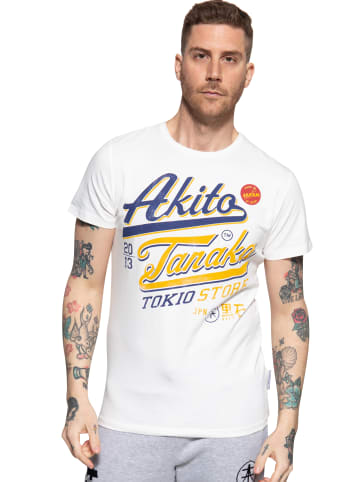 Akito Tanaka Akito Tanaka T-Shirt mit Frontprint Tokio Beach in ecru
