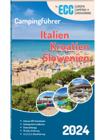 Drei Brunnen Verlag Buch - ECC Campingführer Italien / Kroatien / Slowenien 2024