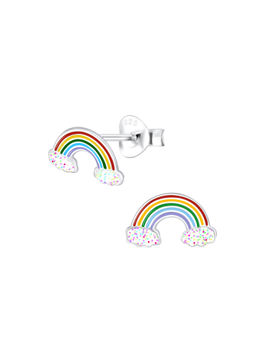 Alexander York Ohrringe, Ohrstecker REGENBOGEN in 925 Sterling Silber, 2-tlg.