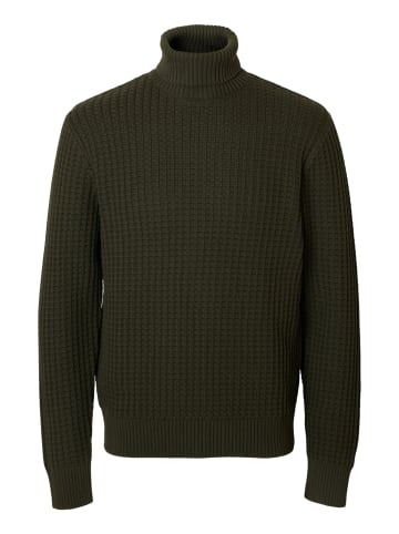SELECTED HOMME Pullover 'Tom' in dunkelgrün