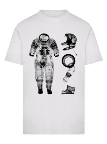 F4NT4STIC T-Shirt NASA Apollo 14 A7 L Pressure Suit Negative X Ray in weiß