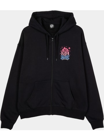 Santa Cruz Hoodie "Starry Campfire Zip Hood" in Schwarz