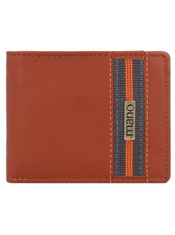 mano Don Leonardo Geldbörse RFID Leder 10 cm cognac