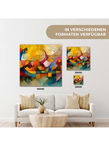 MuchoWow Leinwand Bilder Geometrie