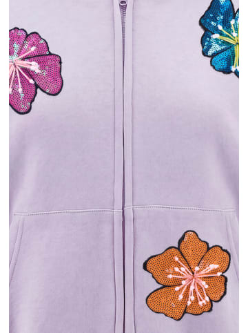 IZIA Women Hoodie in Lavender