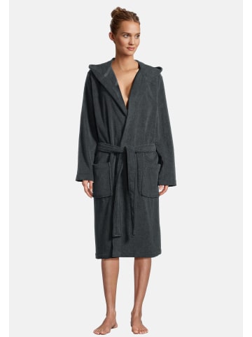 Seidensticker Morgenmantel Basic in Anthrazit